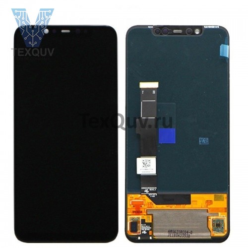 Дисплей с тачскрином для Xiaomi Mi 8 оригинал Черный