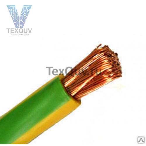 Провод ПуГВ 70 Зелено-желтый