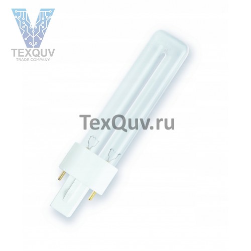Лампа бактерицидная UVC 11W 2P G23 214mm 12mm специальная безозоновая