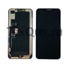 Дисплей с тачскрином для Apple iPhone XS Max Черный Переклейка 100% оригинал