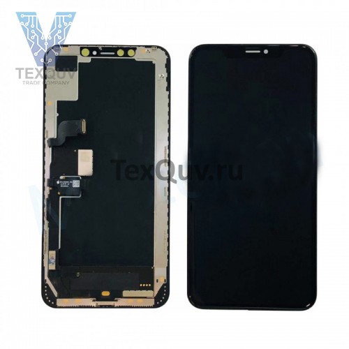 Дисплей с тачскрином для Apple iPhone XS Max Черный Переклейка 100% оригинал