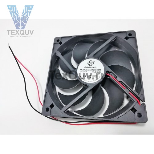 Вентилятор 120x120-25 24VDC 0,17А втулка (CLD12025SH DC24V SLEEVE)