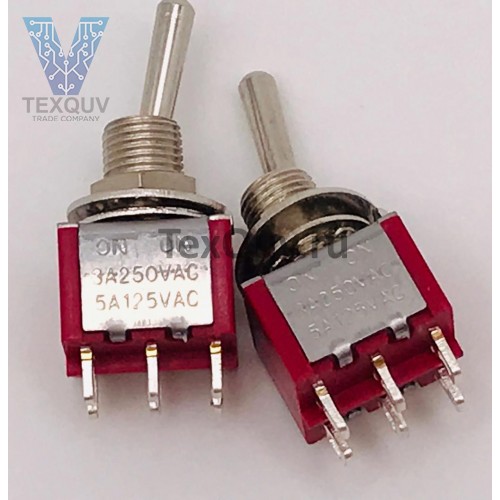 Тумблер MTS-202 3A-250V 6PIN (ON-ON)