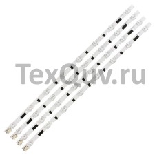 Подсветка 28" 3V / 8 led / 2 pin (комплект 4 шт) 558mm 2013SVS28H 8 REV1.8 130103