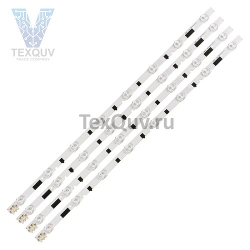 Подсветка 28" 3V / 8 led / 2 pin (комплект 4 шт) 558mm 2013SVS28H 8 REV1.8 130103