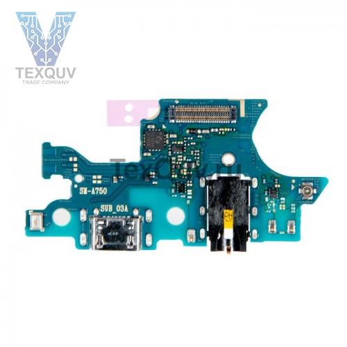 Шлейф с разъемом зарядки для Samsung A7 2018 (A750)