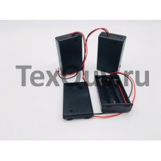 Батарейный отсек для LR03  3xAAA закрытый с выключателем и проводами