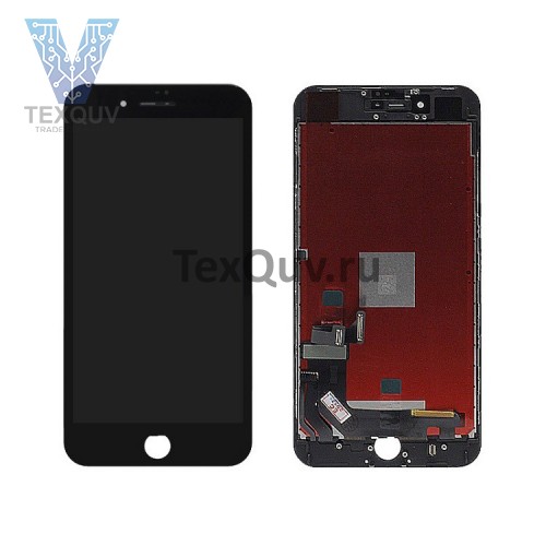Дисплей с тачскрином для Apple iPhone 8 Plus Черный Переклейка 100% оригинал (DTP)