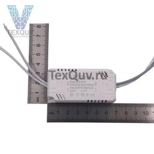 Блок питания для светодиодной ленты, 85В, 24 Вт, IP20