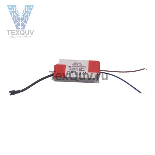 Блок питания для светодиодной ленты, 42В, 12 Вт, IP20