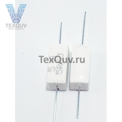 Резистор керамический SQP-5W5R6J (5Вт, 5.6 Ом, 5%)
