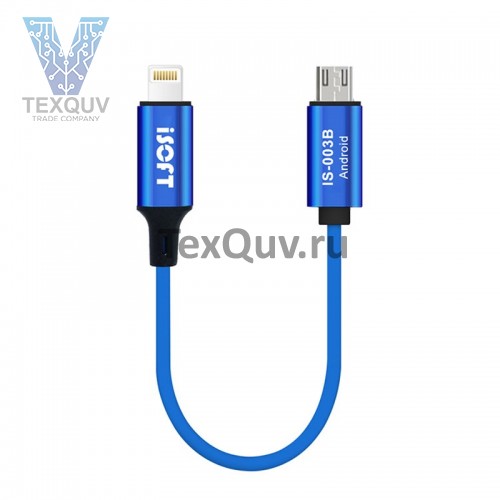 Кабель для передачи данных ISOFT IS-003B IP на Android