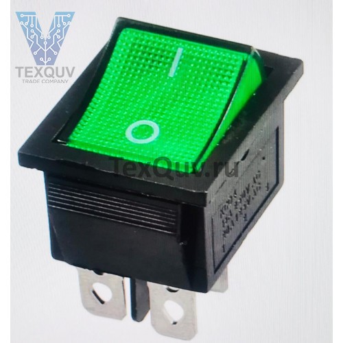 Переключатель KCD4-201N-C3-G/4P (ON-OFF)