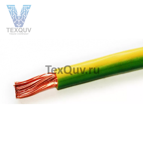 Провод ПуГВ 1,5 зелено-желтый