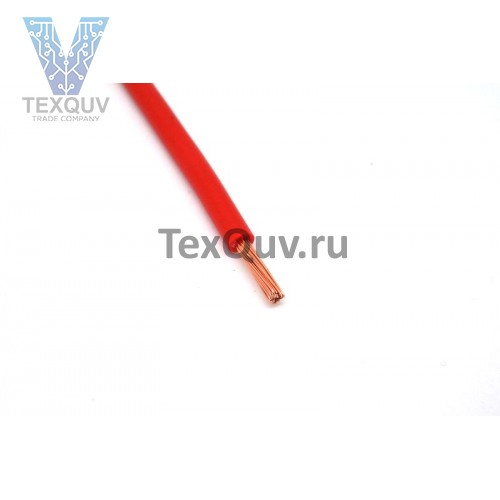 Провод НВ 0,75 1 1000  красный 