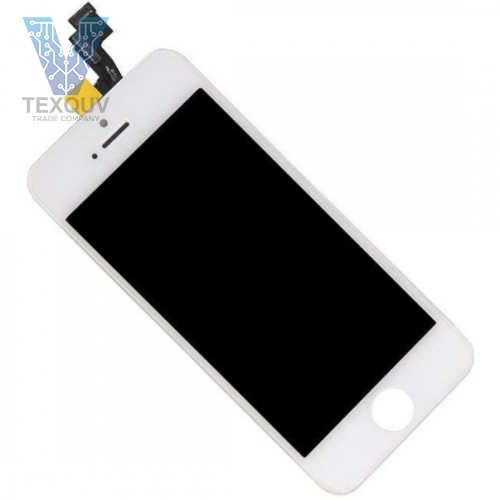 Дисплей с тачскрином для Apple iPhone 5G Белый Переклейка 100% оригинал