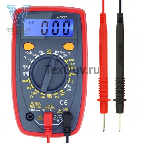 Мультиметр цифровой DT33D