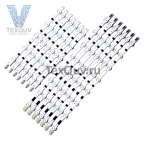 Подсветка 39" 3V / 13 led / (комплект 14 шт) 802mm D2GE-390SCA-R3 D2GE-390SCB-R3 (7A+7B)