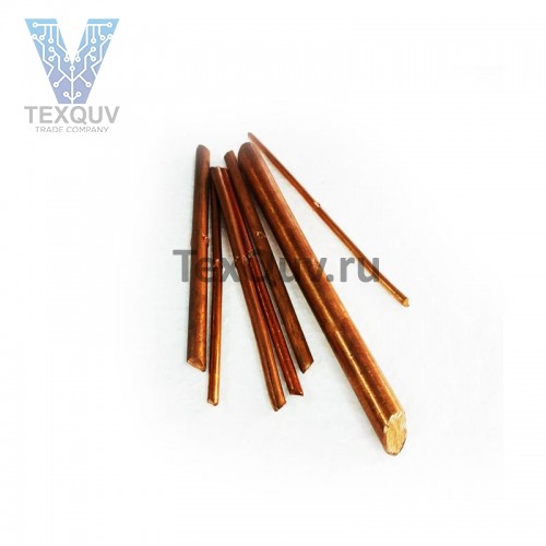 Жало паяльника d=6,0mm, L=100мм (медь)