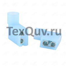 FLDNY2-250 изолированный обжимной флаг разъем терминал, синий