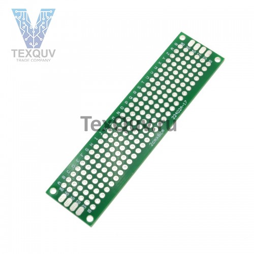 Монтажная плата двухсторонняя 2х8