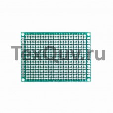 Монтажная плата двухсторонняя 5х7