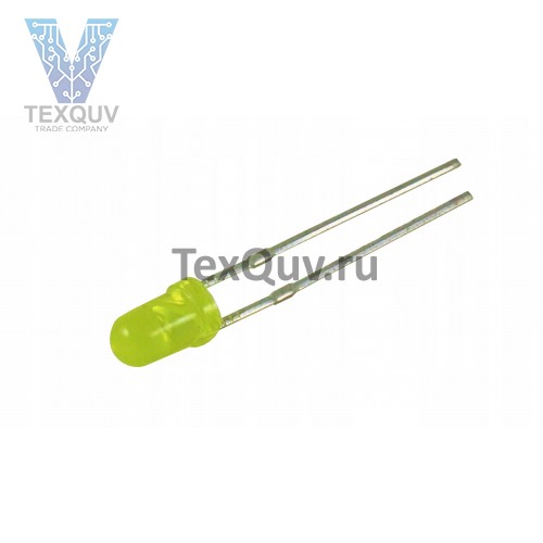 Светодиод желтый-3мм