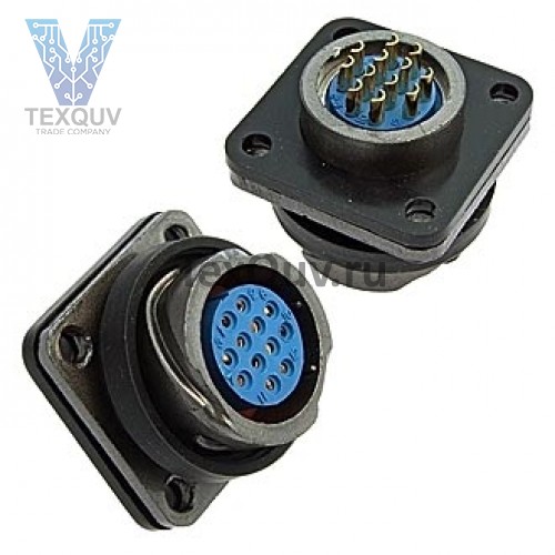 FQ18-12pin ZK (бл.роз.)