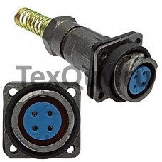 FQ18-4pin ZPK-8 (блочно-кабельная розетка)  