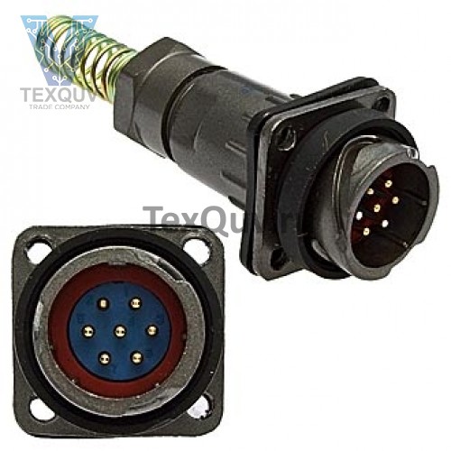 FQ18-7pin ZPJ-8 (блочно-кабельная вилка) 