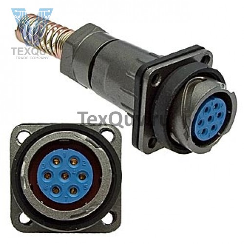 FQ18-7pin ZPK-8 (блочно-кабельная розетка)  