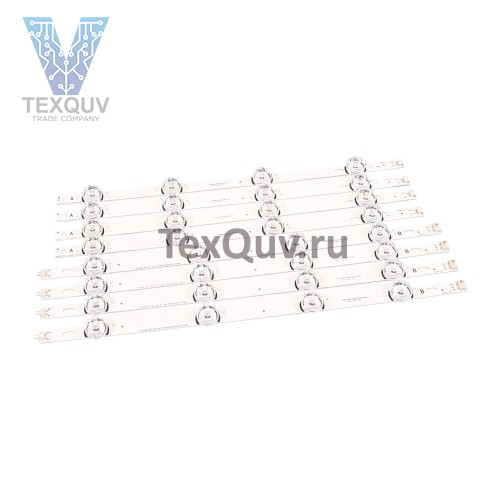 Подсветка 42" 6V / 4 led / (комплект 8 шт) (4А+4В) AGF78402101