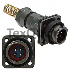 FQ14-4pin ZPJ-8 (блочно-кабельная вилка)