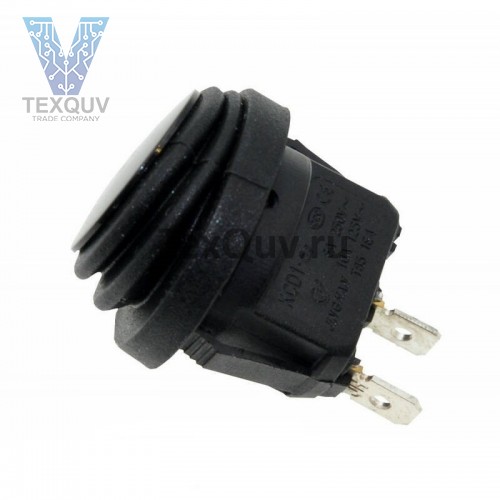 Переключатель KCD1-202FS B/2PN (ON-OFF) черный