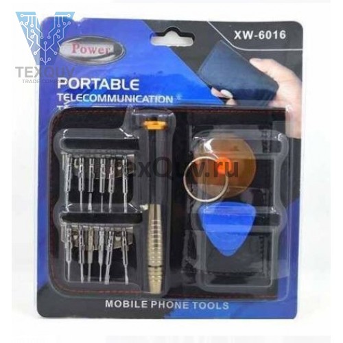 Набор отверток M&R XW-6016 (15в1)