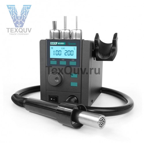 Термовоздушная паяльная станция Quick 859D+, 580Вт