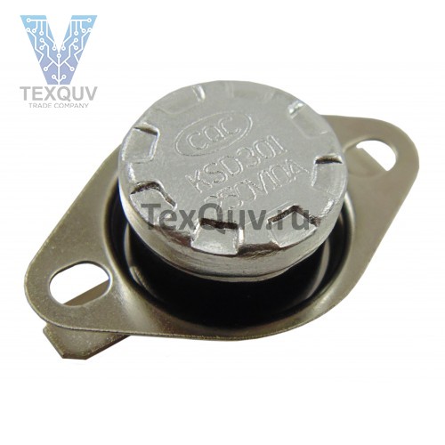 Термостат KSD301-115 10А-250В с подвижным фланцем