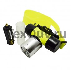 Фонарь подводный налобный для дайвинга