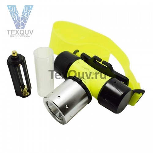 Фонарь подводный налобный для дайвинга
