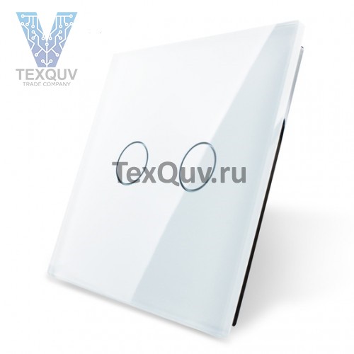 Сенсорный выключатель LIVOLO двухклавишный