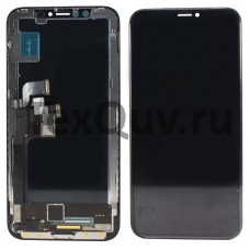 Дисплей с тачскрином для Apple iPhone X Черный Переклейка 100% оригинал
