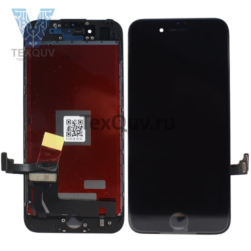 Дисплей с тачскрином для Apple iPhone 7G Черный Переклейка 100% оригинал