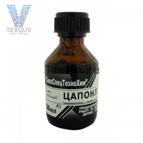 Цапон лак черный, флакон 30 мл